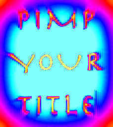 Pimp your title